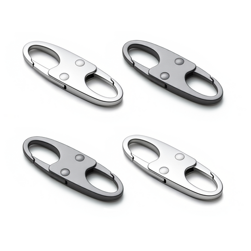 Zelin Anti-Theft Zipper Clip — 4-Pack · Mixed